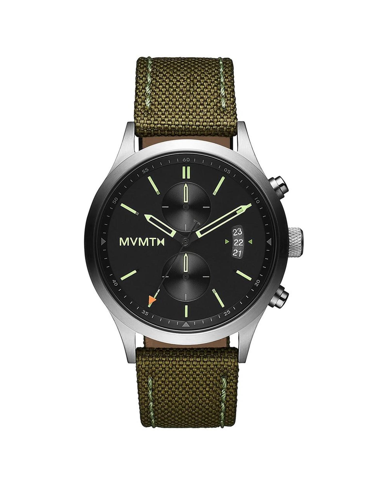 V539-MV28000200DAC-202506171003-00 MVMT Men's Green Fabric Watch - One Size - Image 1
