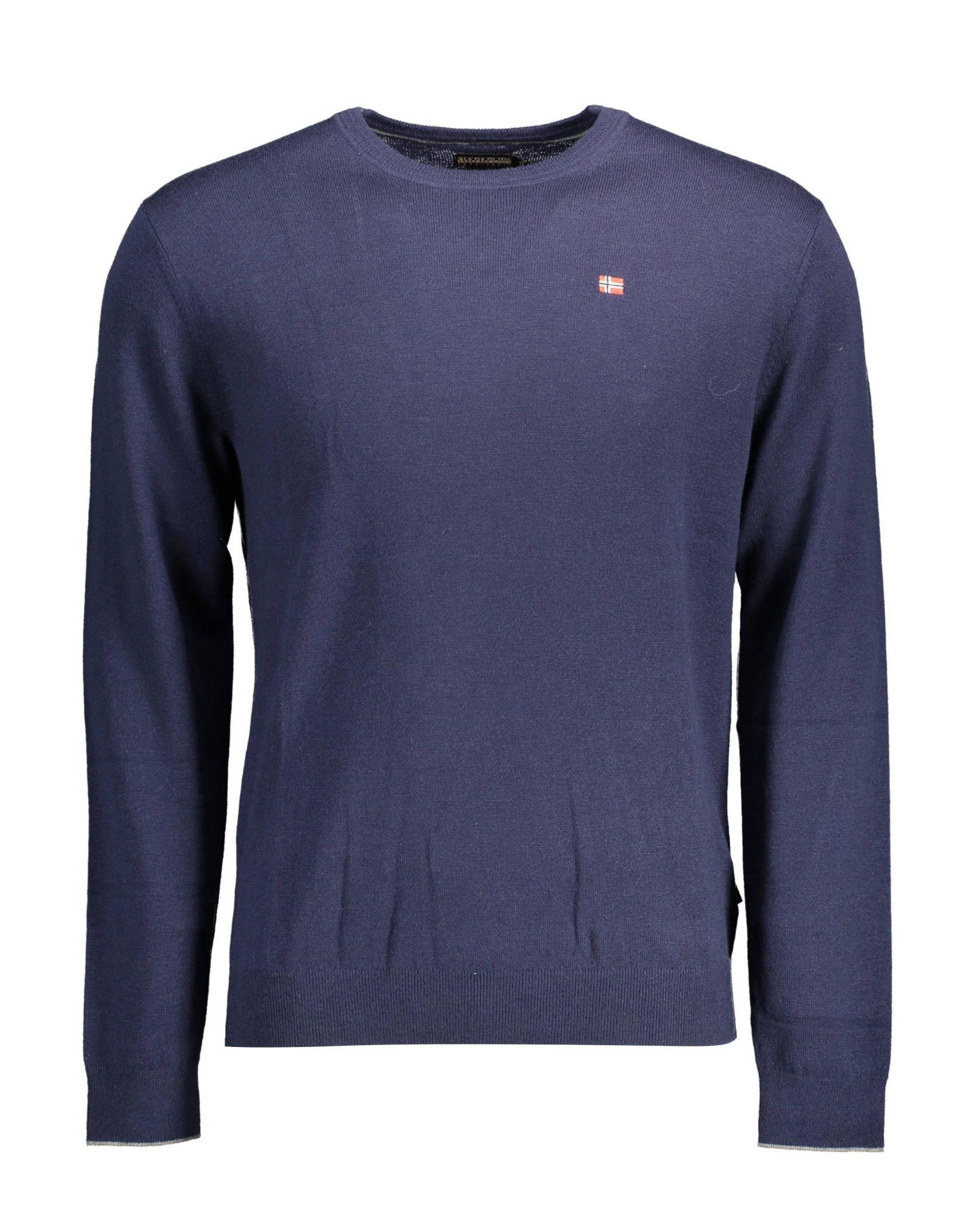 V539-NA-14621-S-170996-00 Napapijri Men's Blue Wool Shirt - S - Image 1