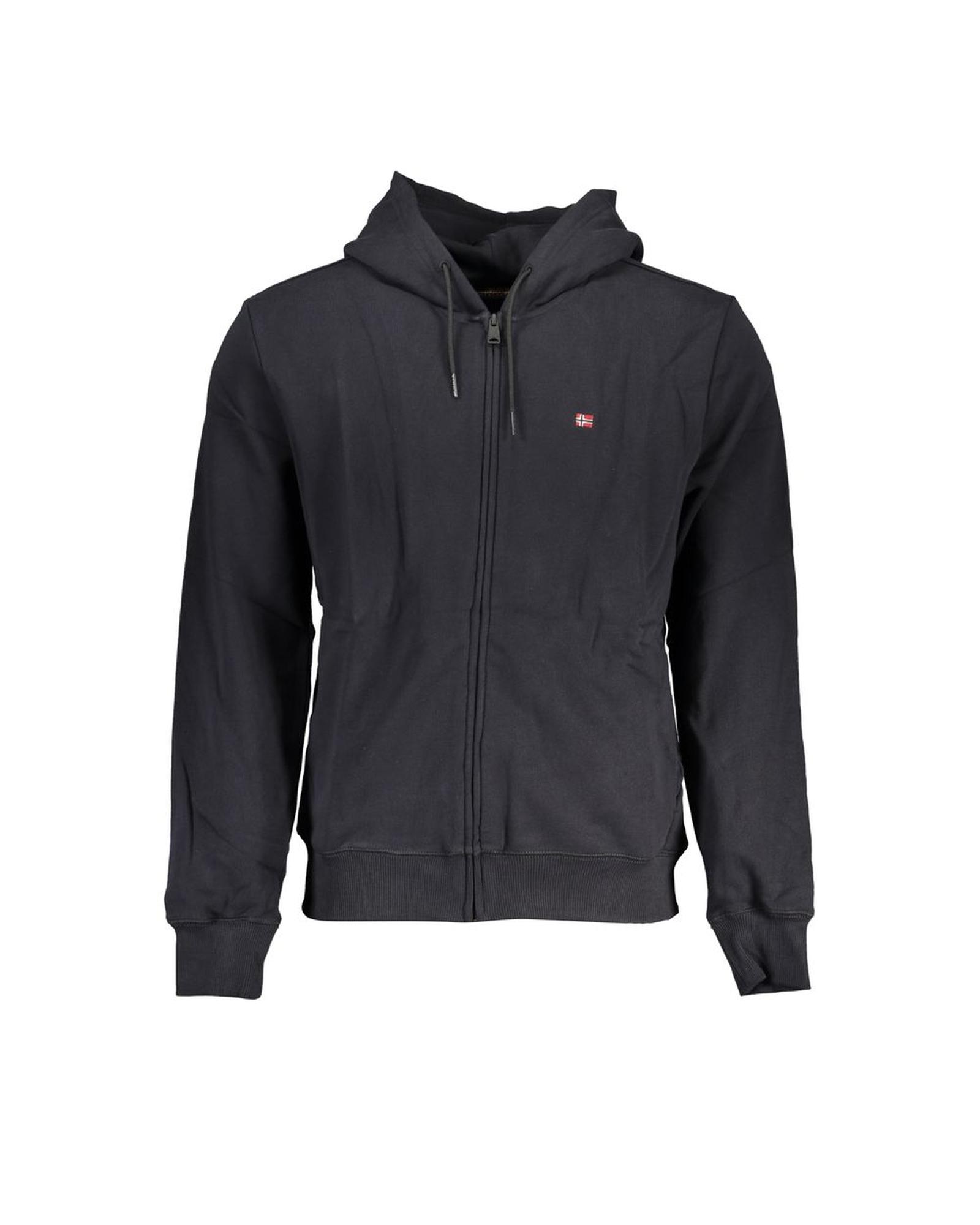 V539-NA-28065-S-171915-00 Napapijri Men's Black Cotton Sweater - S - Image 1