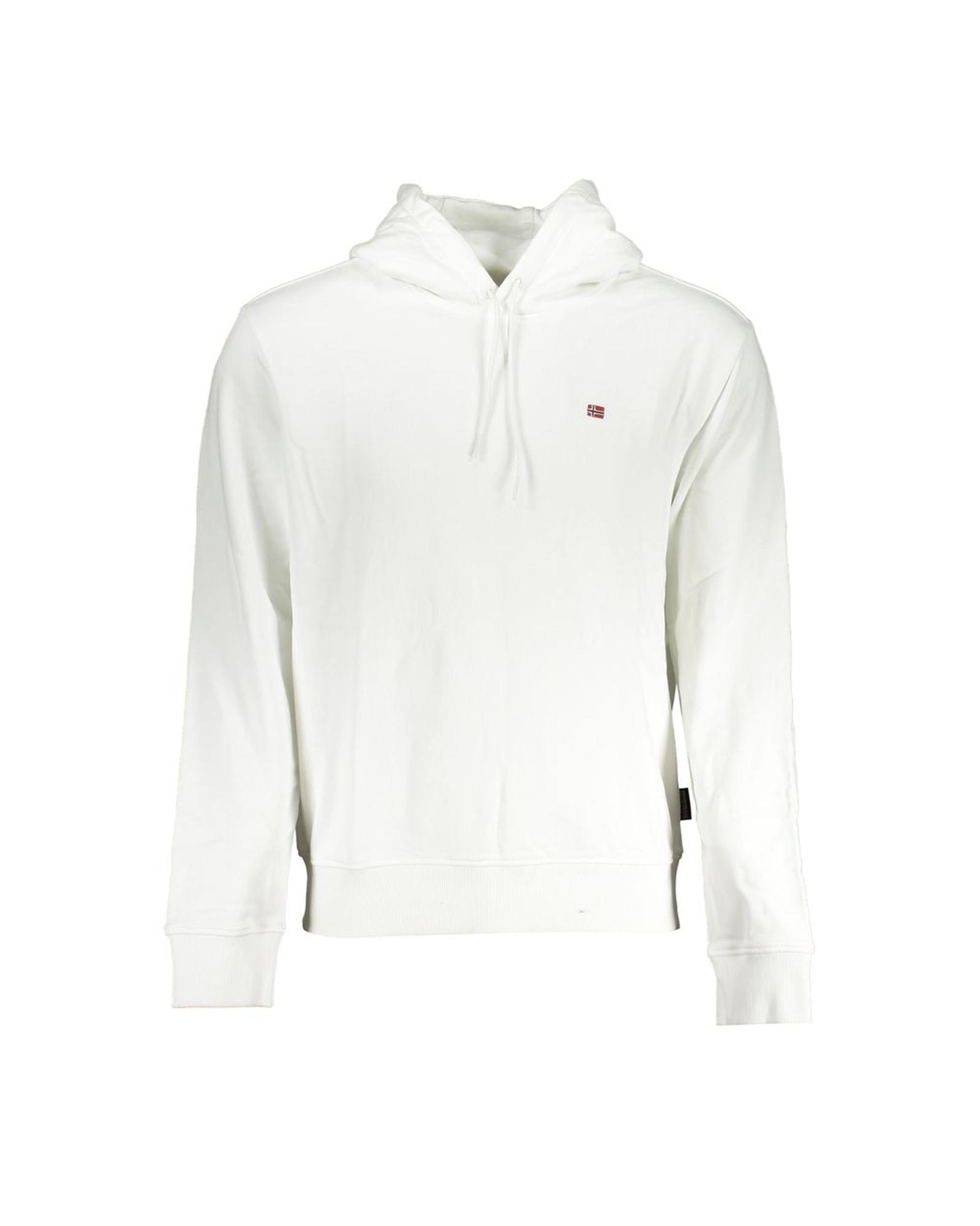 V539-NA-28068-XL-170671-00 Napapijri Men's White Cotton Sweater - XL - Image 1