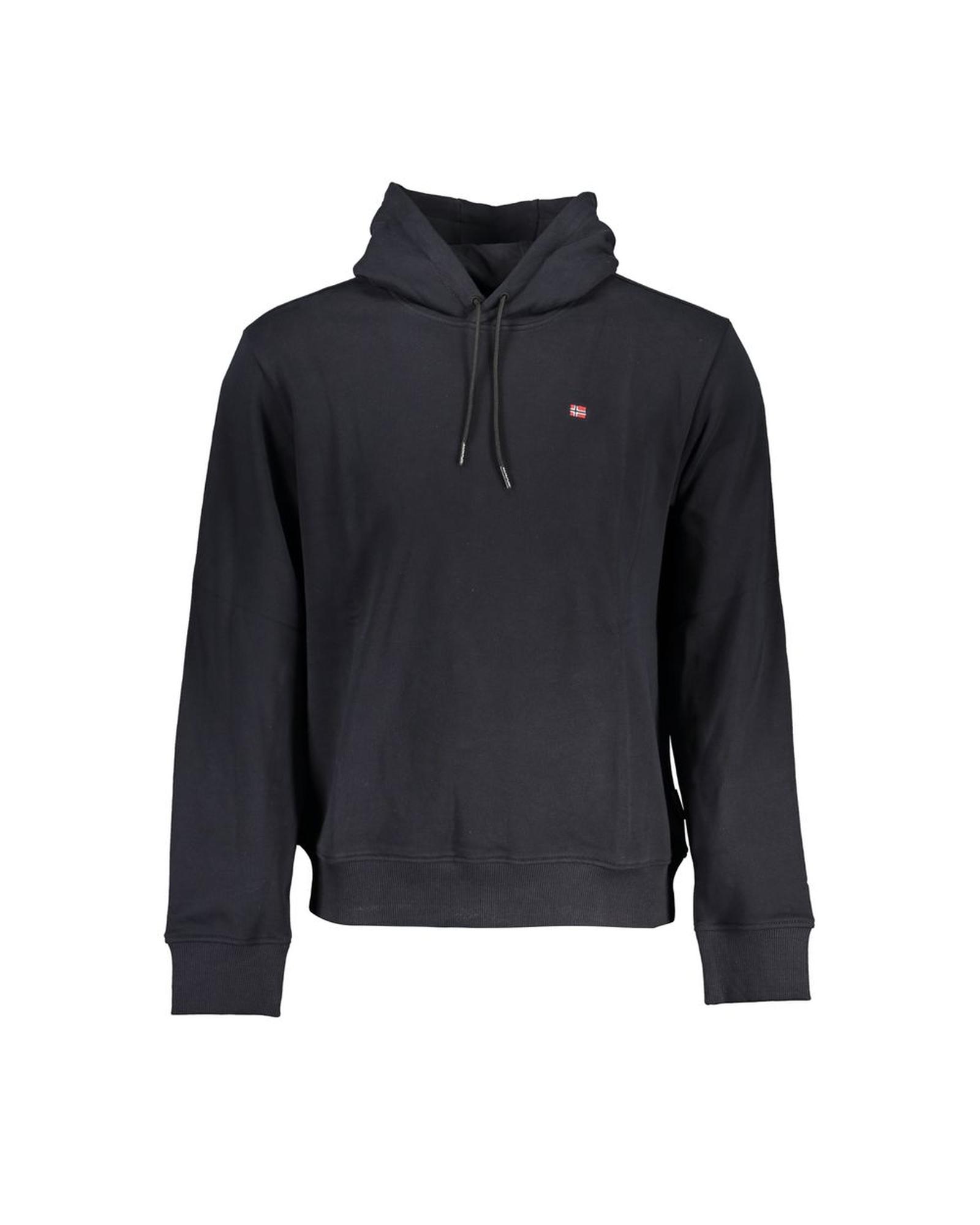 V539-NA-28078-XL-171336-00 Napapijri Men's Black Cotton Sweater - XL - Image 1