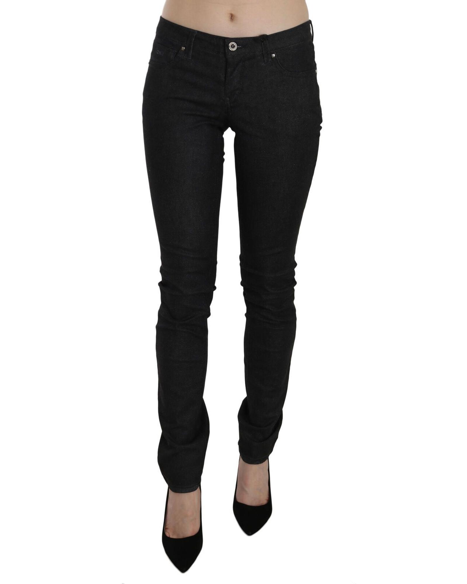 V539-PAN70724-26-202508311920-00 C’N’C COSTUME NATIONAL Low Waist Slim Fit Leg Skinny Jeans W26 US Women - Image 1
