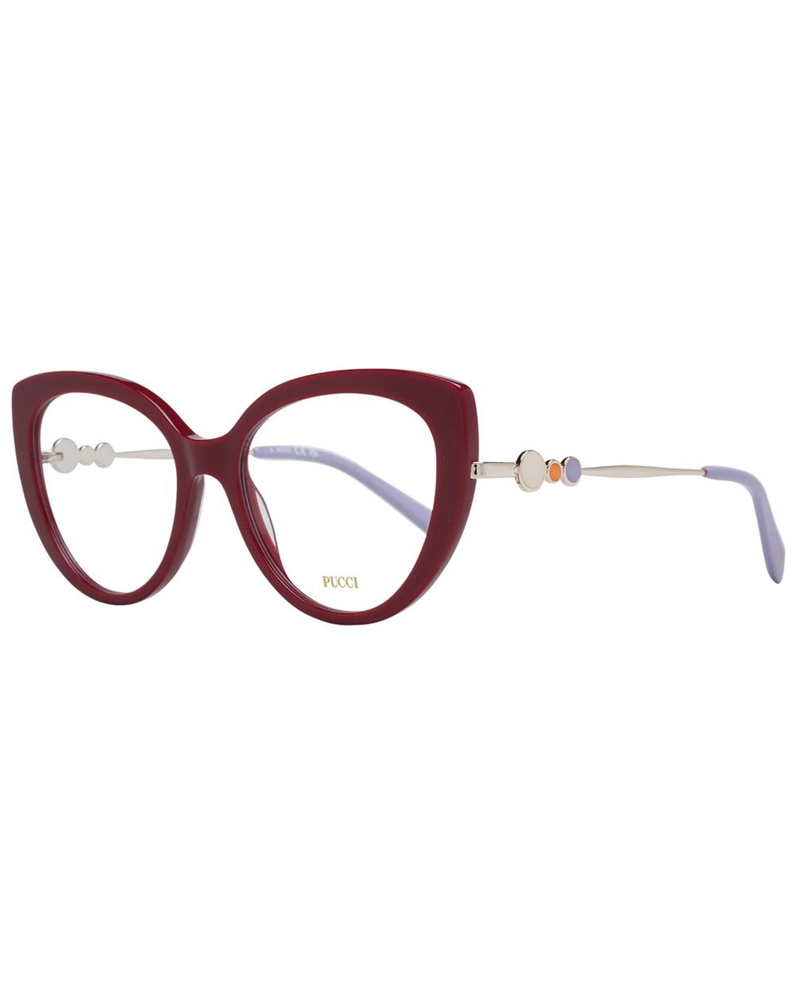 V539-PU-1049630-202506180622-00 Emilio Pucci Women's Red Optical Frames - One Size - Image 1