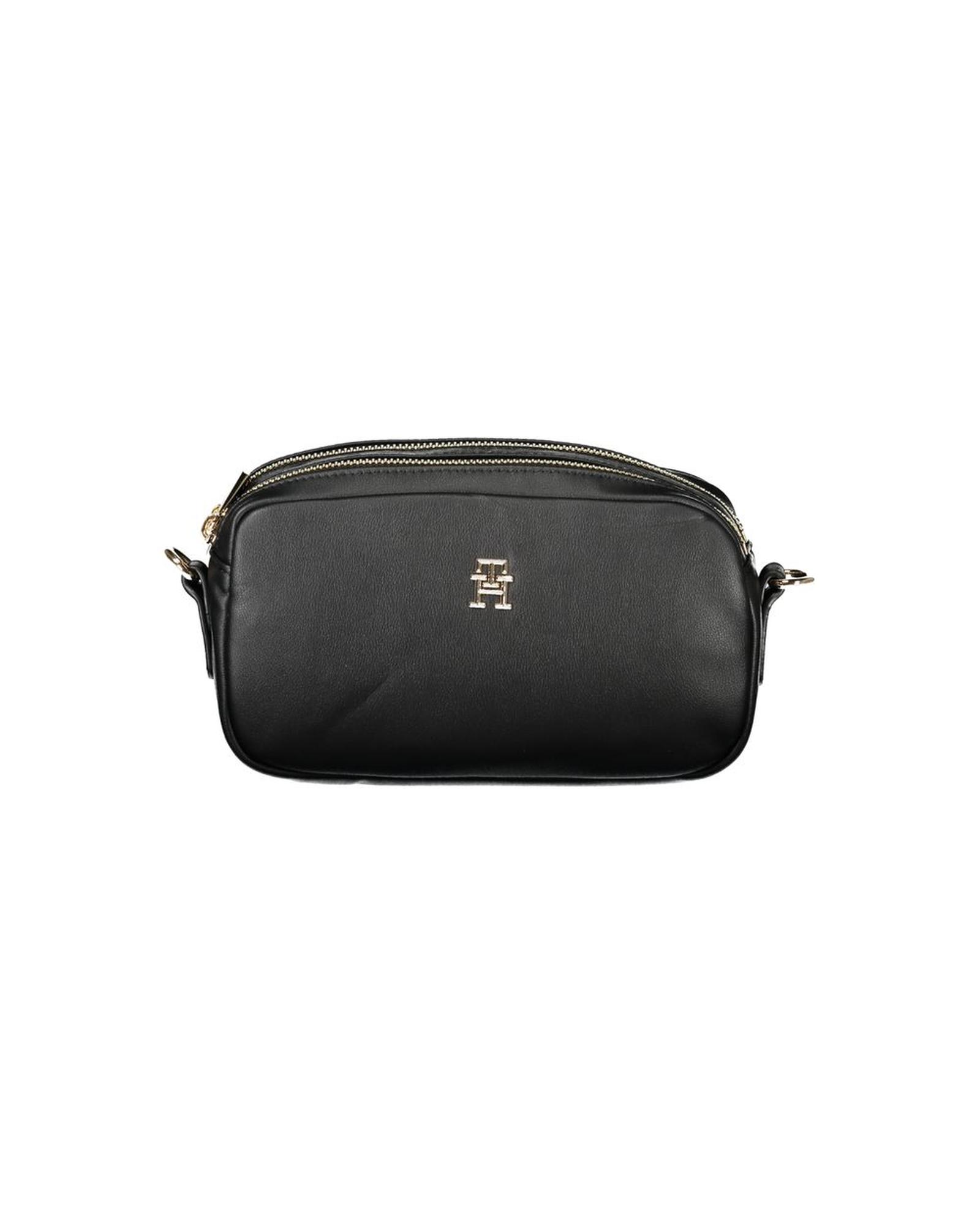 V539-TO-33669-202506181242-00 Tommy Hilfiger Women's Black Polyester Handbag - One Size - Image 1