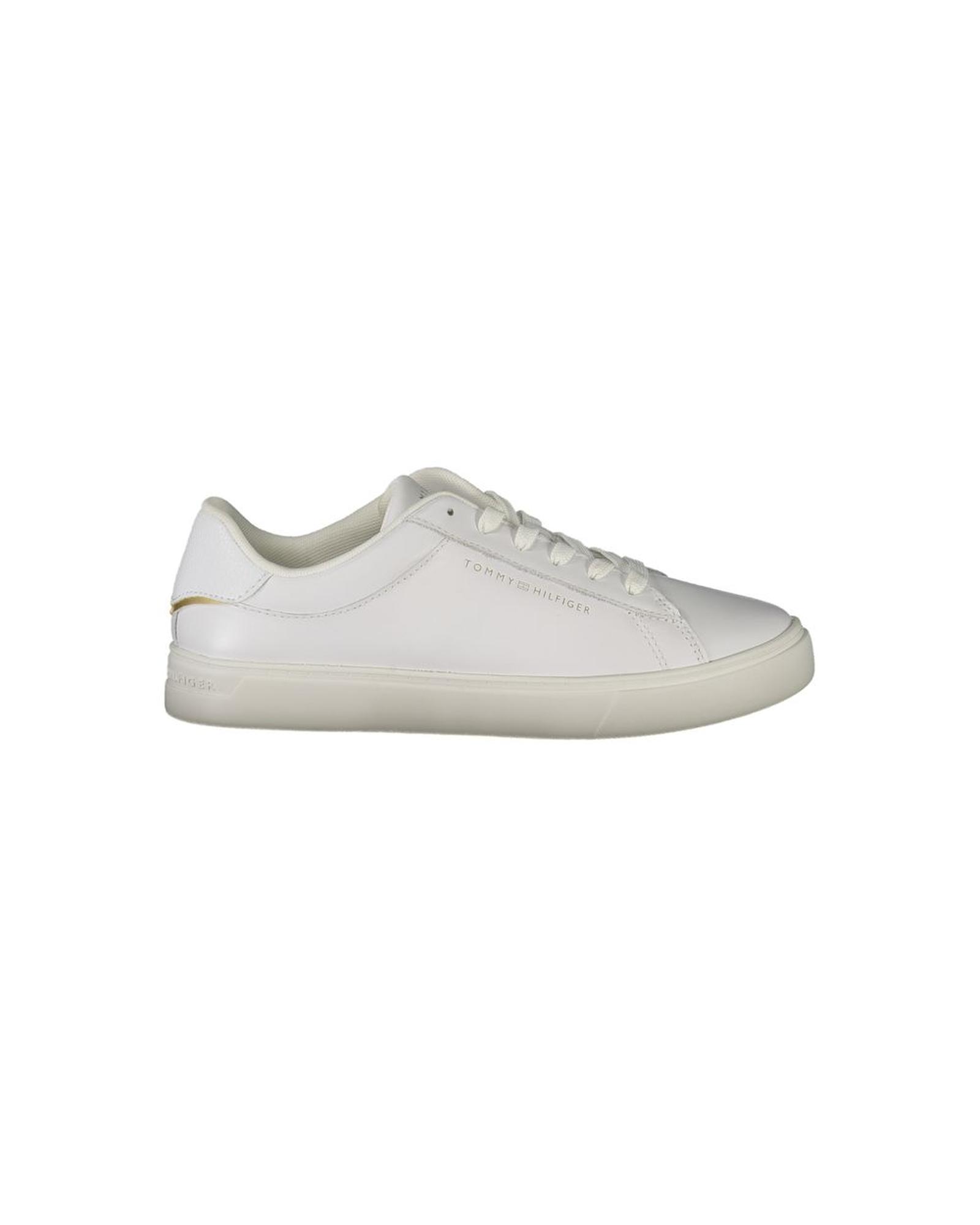 V539-TO-34811-EU39US9-202506181247-00 Tommy Hilfiger Women's White Polyester Sneaker - 39 EU - Image 1