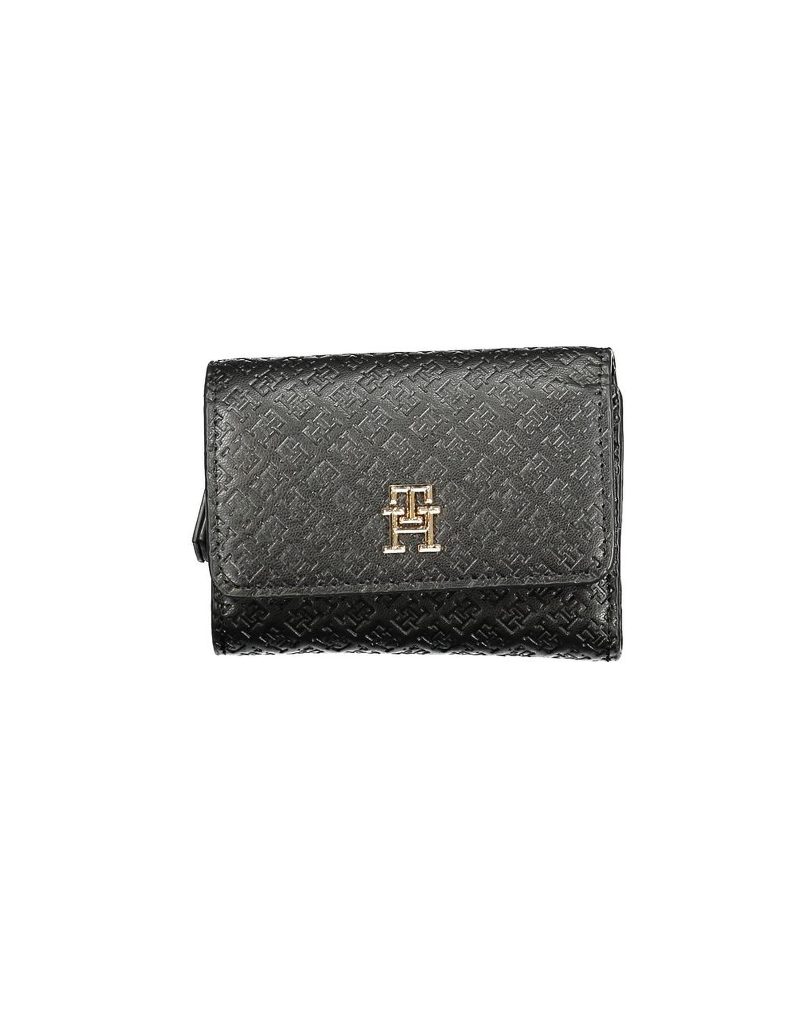 V539-TO-36349-202506181231-00 Tommy Hilfiger Women's Black Polyethylene Wallet - One Size - Image 1