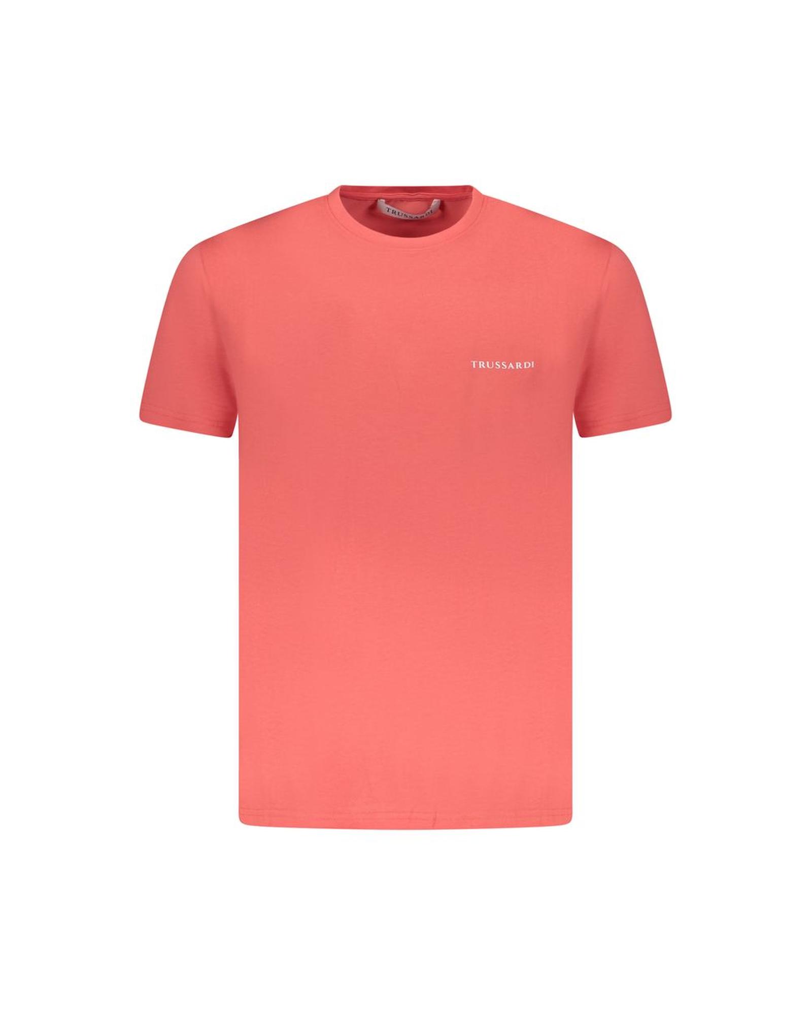 V539-TR-36618-S-202506181131-00 Trussardi Men's Pink Cotton T-Shirt - S - Image 1