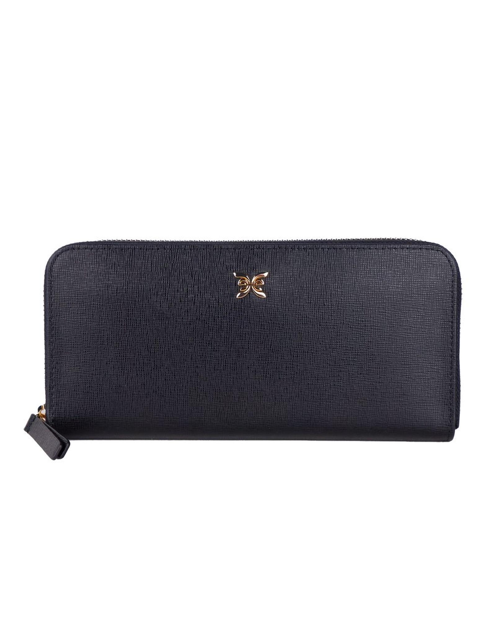 V539-UN-12307-176939-00 Ungaro Women's Black Leather Wallet - One Size - Image 1