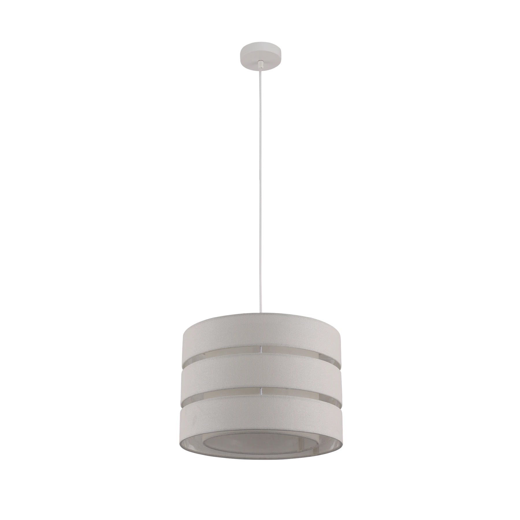 V558-LL002PL055W-95195-00 Trio Pendant Light - White - Image 1