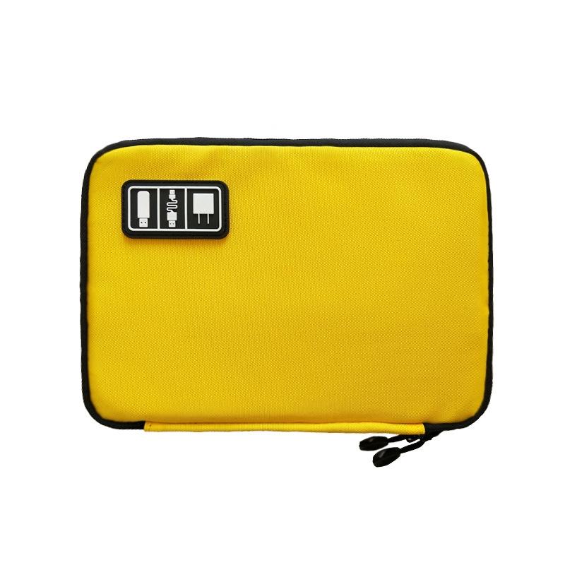 V562-0129542060DBT-202503032010-00 Portable Multifunctional u Disk Storage Bag for Mobile Phone Accessories - Yellow - Image 1