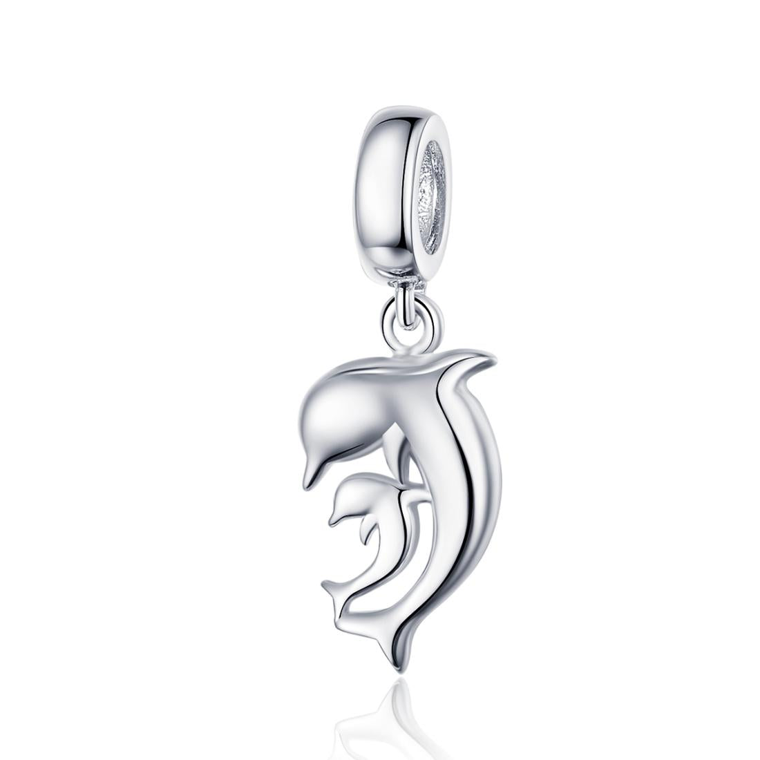 V562-044600ADE-202504111932-00 925 Sterling Silver Dolphin Pendant For Bracelet Or Necklace - Image 1