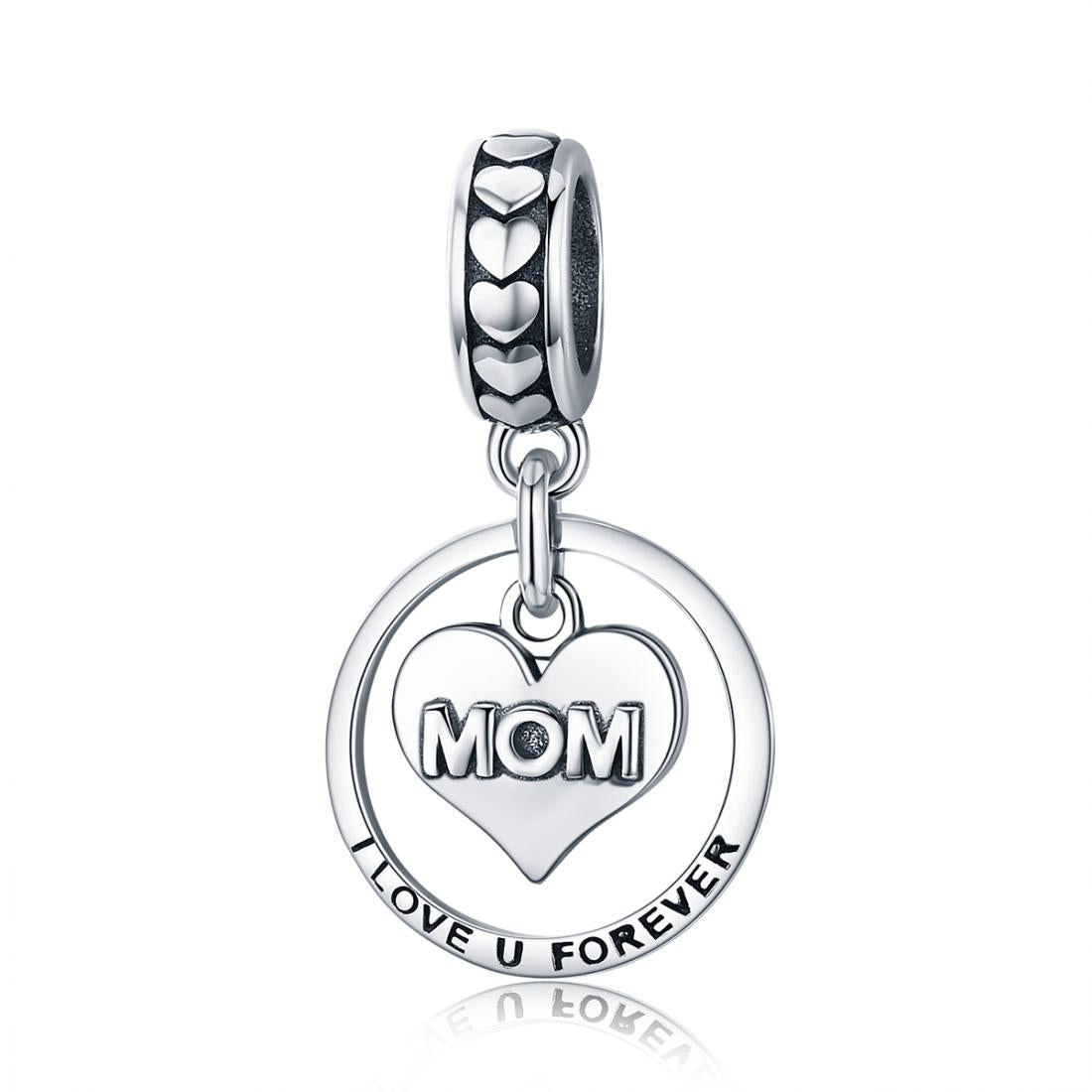 V562-1035586240DBT-202504112011-00 925 Sterling Silver Mothers Love Bead For Diy Bracelet Perfect Mother'S Day Gift Style - Bead - Image 1