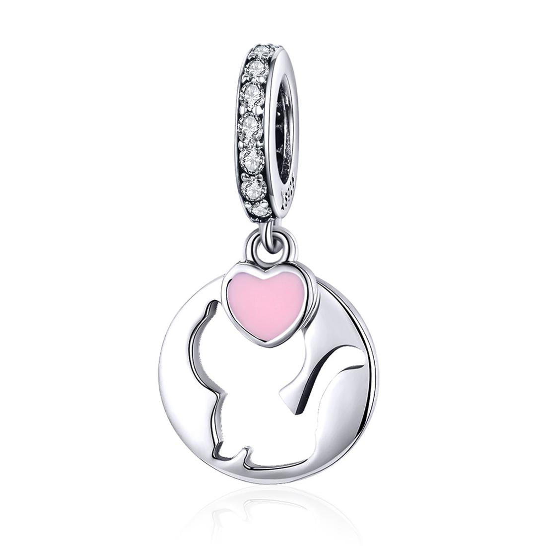 V562-10734600ADE-202504111735-00 925 Sterling Silver Cat Pendant For Diy Bracelets And Necklaces Style - Pendent - Image 1
