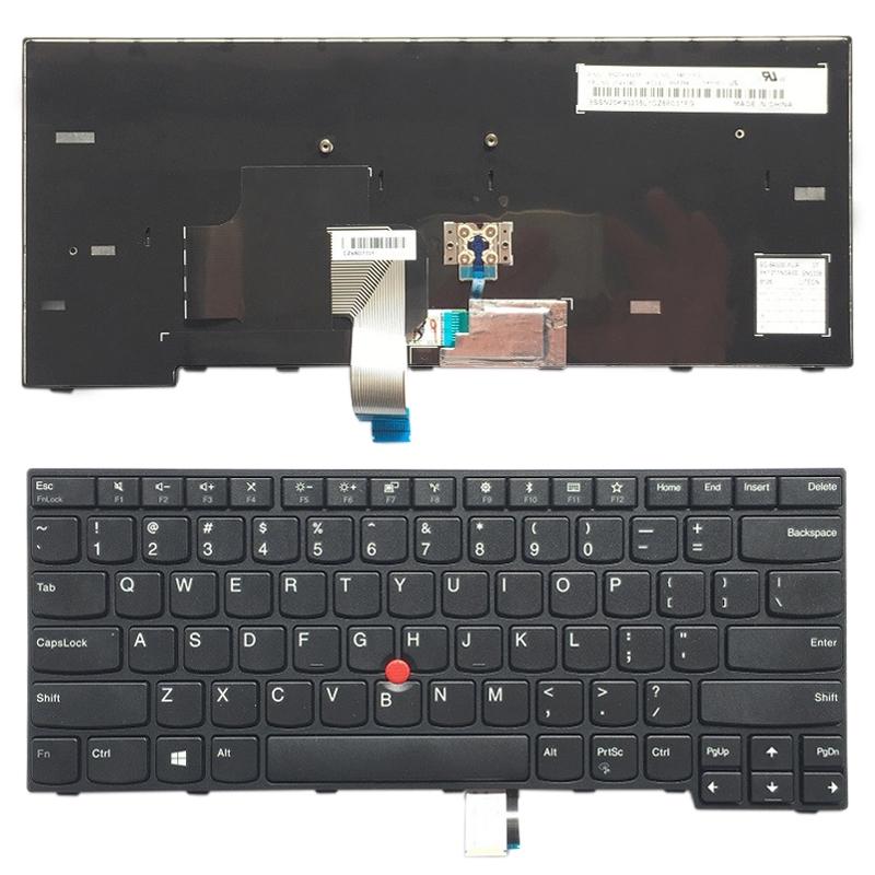 V562-1778PS-202502271953-00 English Laptop Keyboard for Lenovo Thinkpad E470 / E475 with Pointing Sticks - Image 1