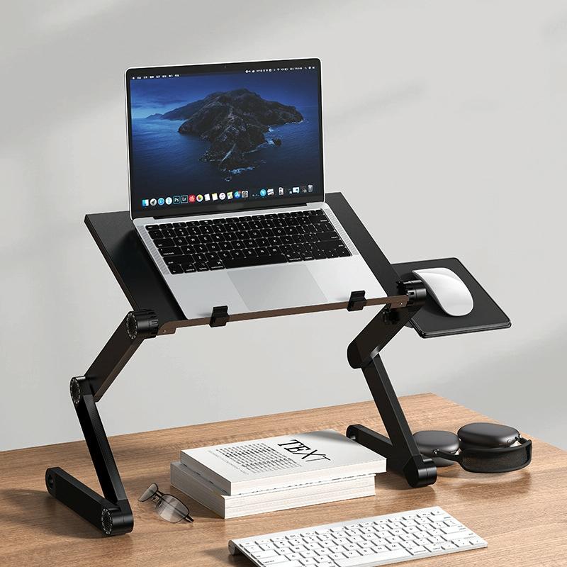 V562-206337950DBT-202502271812-00 Portable Folding Laptop Desk with Height Adjustment and Storage - Image 1