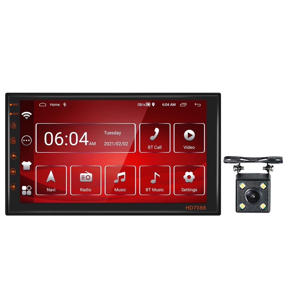 V562-2070433060DBT-202505221331-00 7 Inch Android Navigation Wifi Vehicle Central Control 2 + 16G Screen - Standard + 4Lights Camera - Image 1