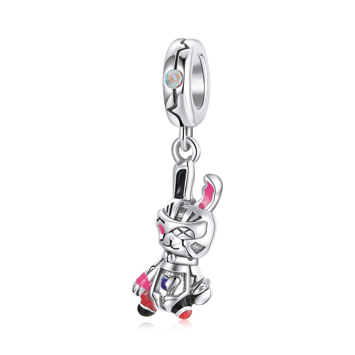 V562-3036100ADE-202504111547-00 925 Sterling Silver Rabbit Pendant For Diy Bracelets & Necklaces - Image 1