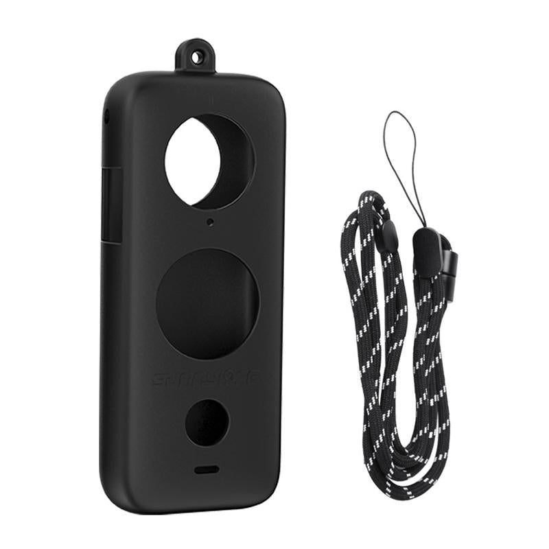 V562-3074523060DBT-202503062040-00 Silicone Protective Case with Lanyard for Insta360 one X2 - Image 1