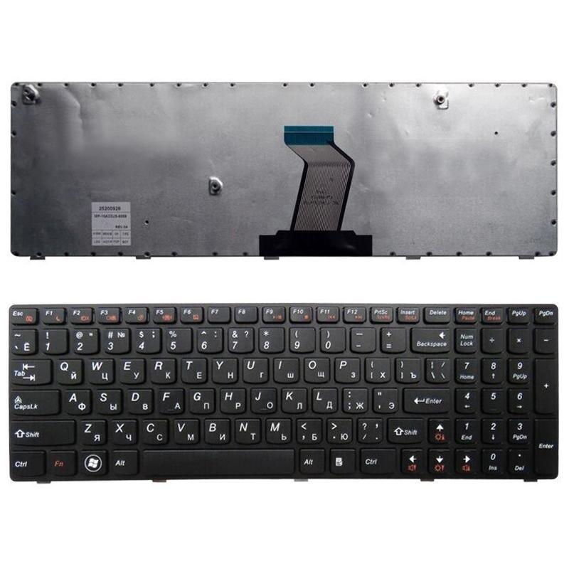 V562-3782PS-202502272006-00 Russian Keyboard for Lenovo V570 / Z570 / Z575 Laptop - Image 1