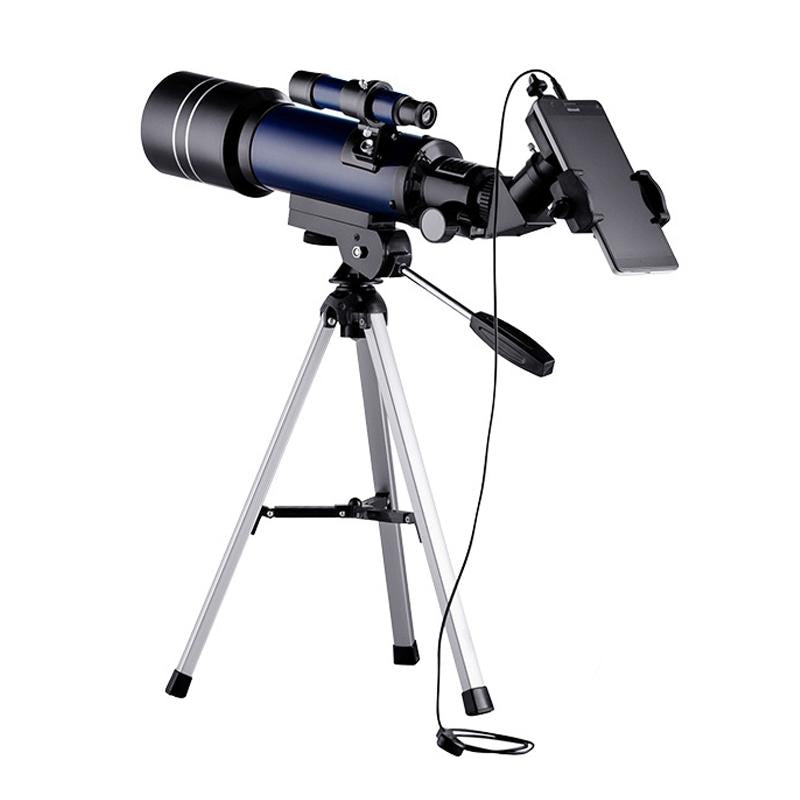 V562-3943GO-202503201740-00 High Definition Astronomical Telescope with Tripod and Phone Clip - Dark Blue - Image 1