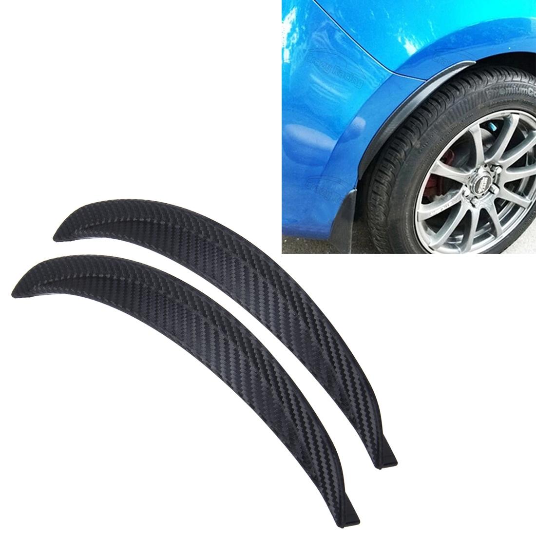 V562-5618SMC-202502261006-00 2 Pcs Car Auto Rubber Fender Guard Protection Strip Scratch Protector Sticker - Size 24 X 2Cm - Image 1