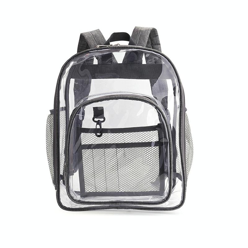 V562-6098463060DBT-202505271247-00 Waterproof Pvc Backpack for Students - Compact and Durable - Small Gray - Image 1