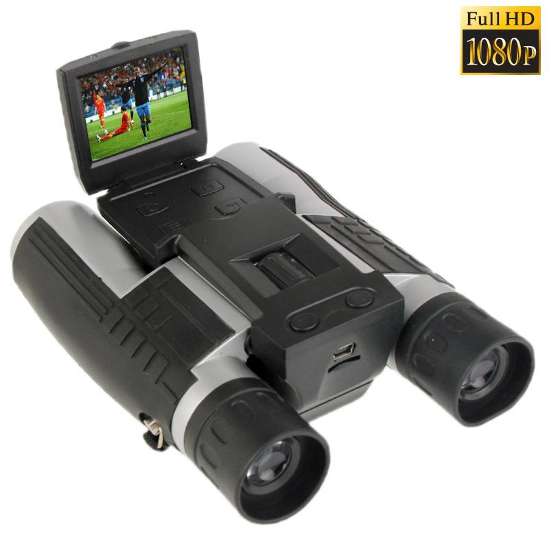 V562-6701-CD-S-202503062005-00 5mp 12x32 Zoom Telescope Binocular Digital Camera with 2.0 Tft Lcd Screen - Black - Image 1