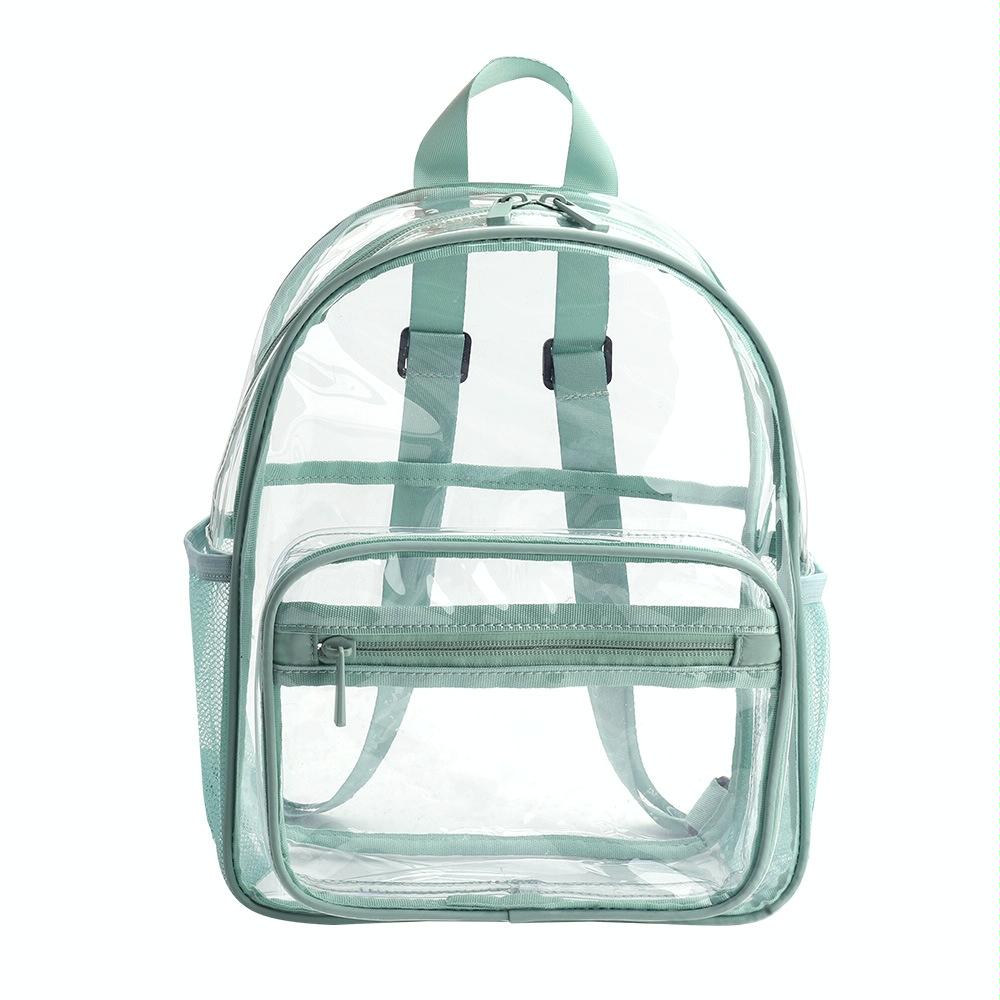 V562-8098463060DBT-202505271247-00 Waterproof Pvc Backpack for Students - Compact and Durable - Candy Colour Green - Image 1