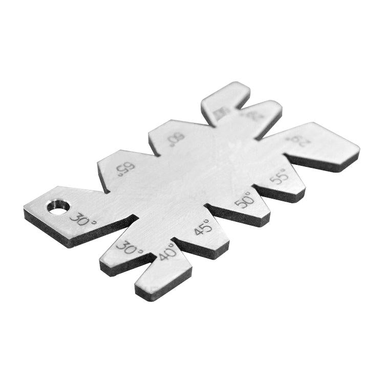 V562-95461610DBT-202503061940-00 Thread Cutting Angle Gauge - Stainless Steel Measuring Tool - Image 1