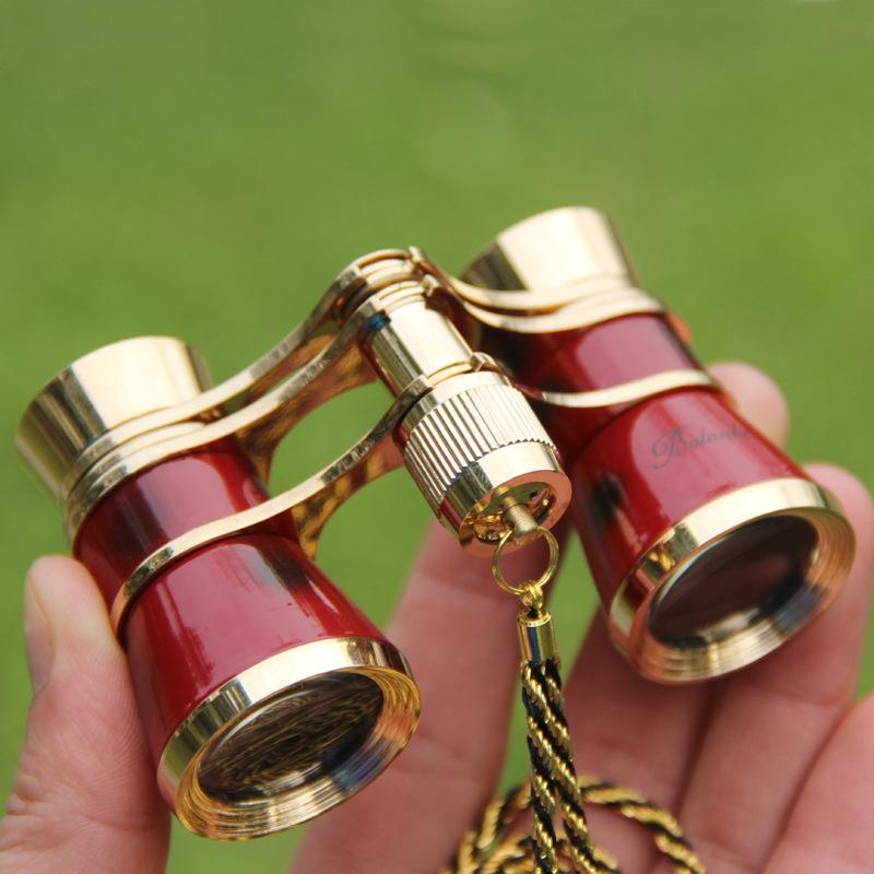 V562-97124730DBT-202503201726-00 Gold Plated Classical Mirror Telescope - 3x25 Belt - Image 1