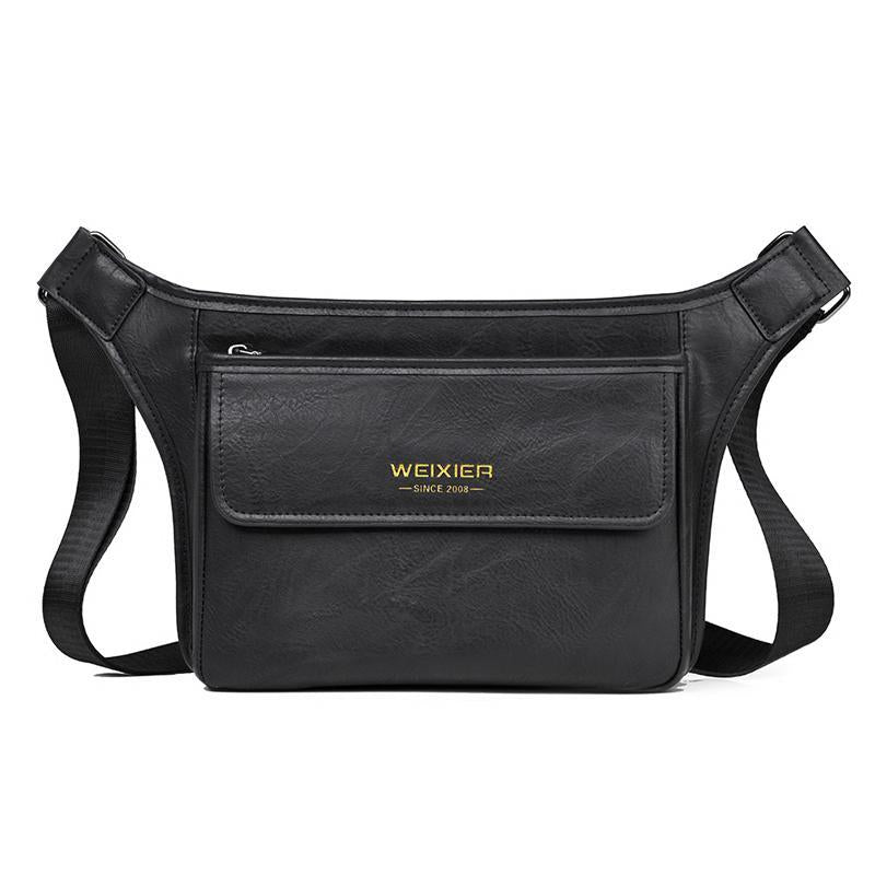 V562-A1002465060DBT-202503041930-00 Large Capacity Crossbody Bag For Men D808 Single Shoulder Bag - Black - Image 1
