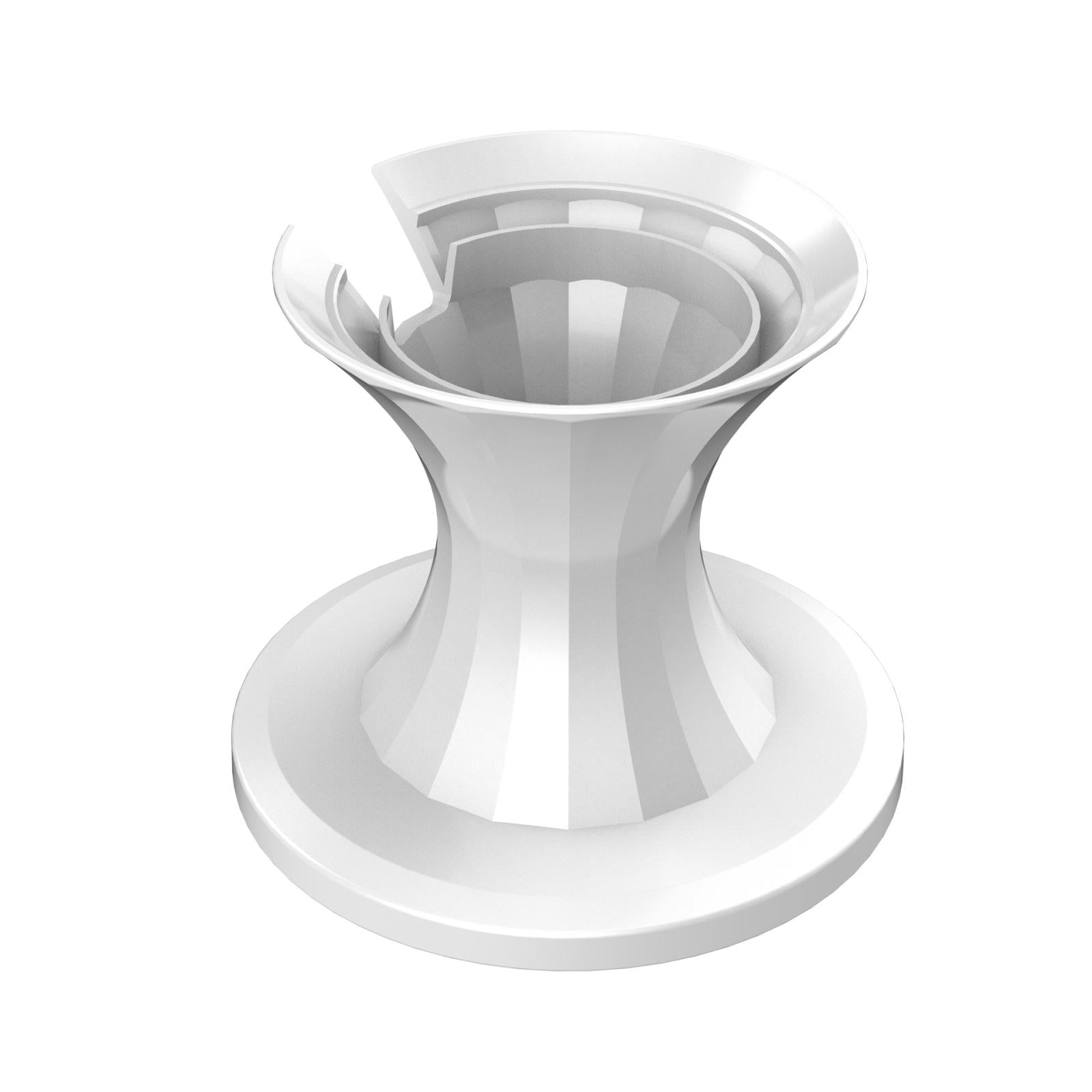 V562-A1008746850DBT-202503052021-00 Desktop Speaker Bracket for Apple Home Pod Mini - Silver - Image 1