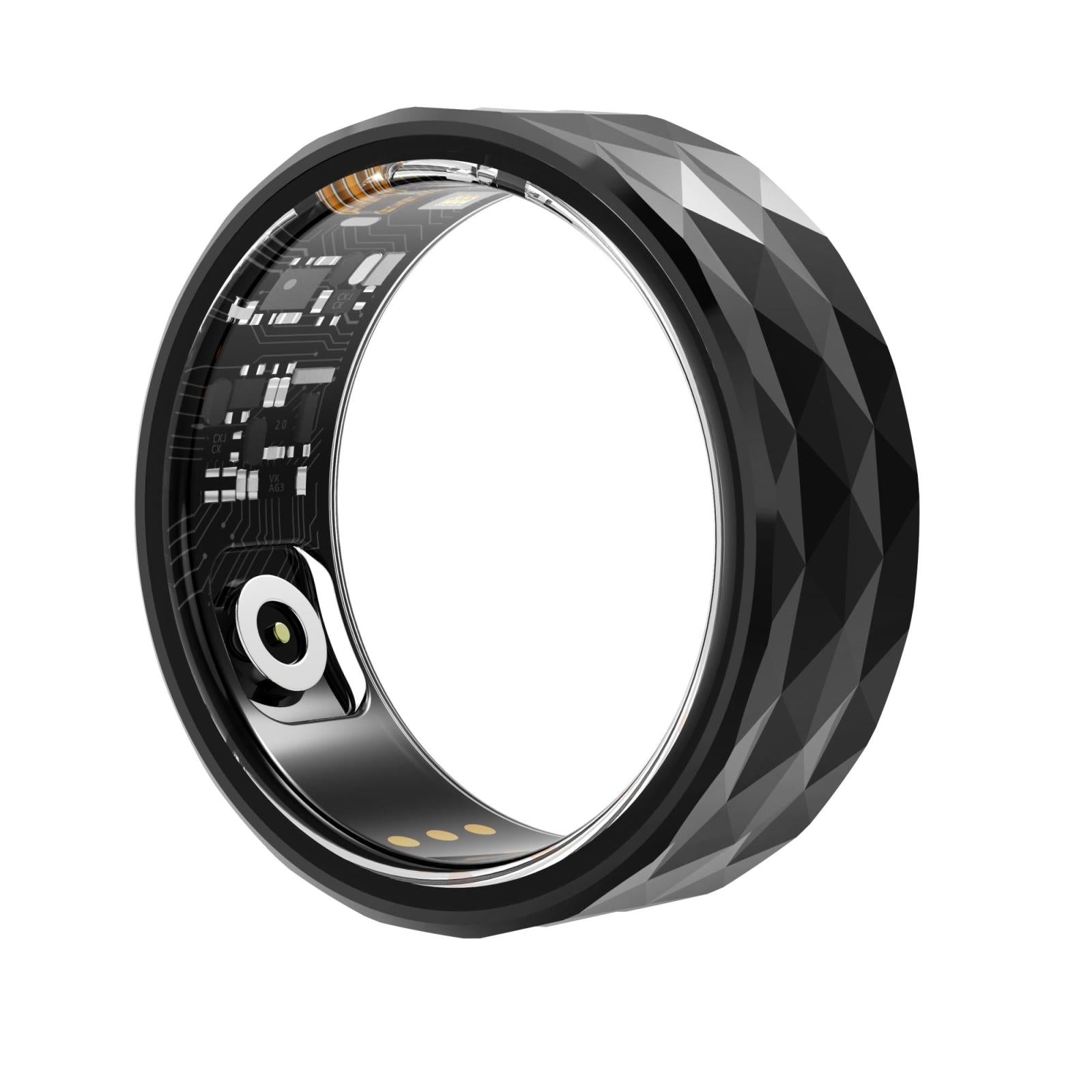V562-A101806200AYS-202504281840-00 Smart Ring For Health Monitoring & Exercise - R12M Size 20 - Black - Image 1