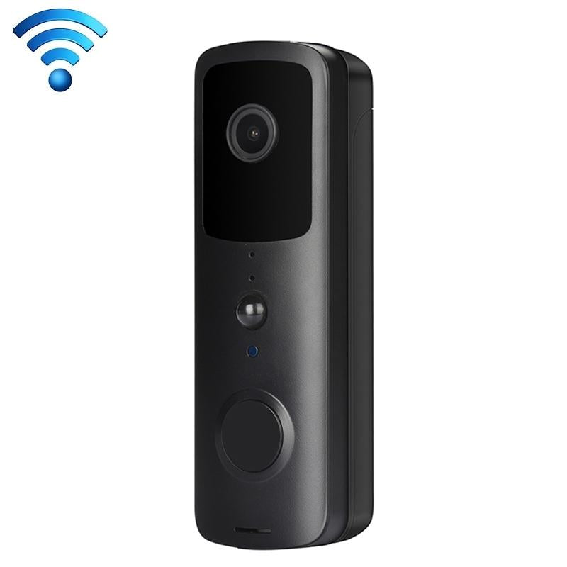 V562-A102316500ADE-202502241735-00 Wireless Smart Doorbell With Two-Way Intercom & Night Vision - Battery Powered - Black - Image 1