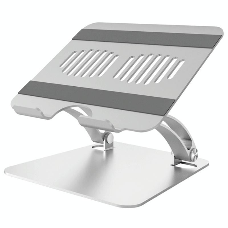 V562-A102435200AYS-202502271916-00 Adjustable Laptop Stand - Aluminum Alloy Desktop Riser - Silver - Image 1
