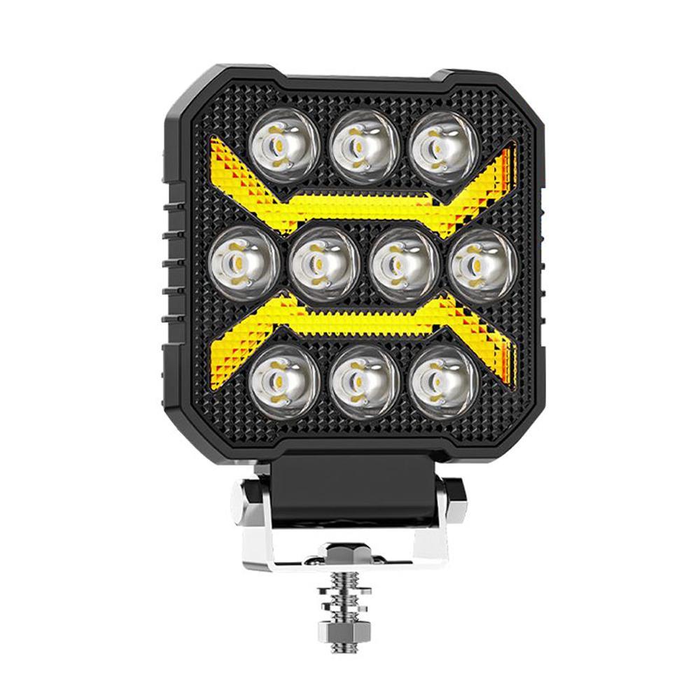 V562-A1024794060DBT-202503051941-00 4 Inch Square Mixed Luminous Arch Bridge Angel Eye Car Work Light - Image 1