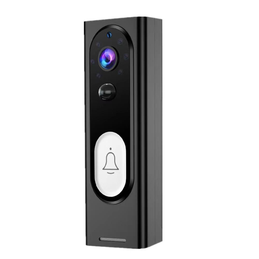 V562-A102526300ADE-202503041945-00 Smart Wireless Video Doorbell With Night Vision & Motion Detection - Black - Image 1