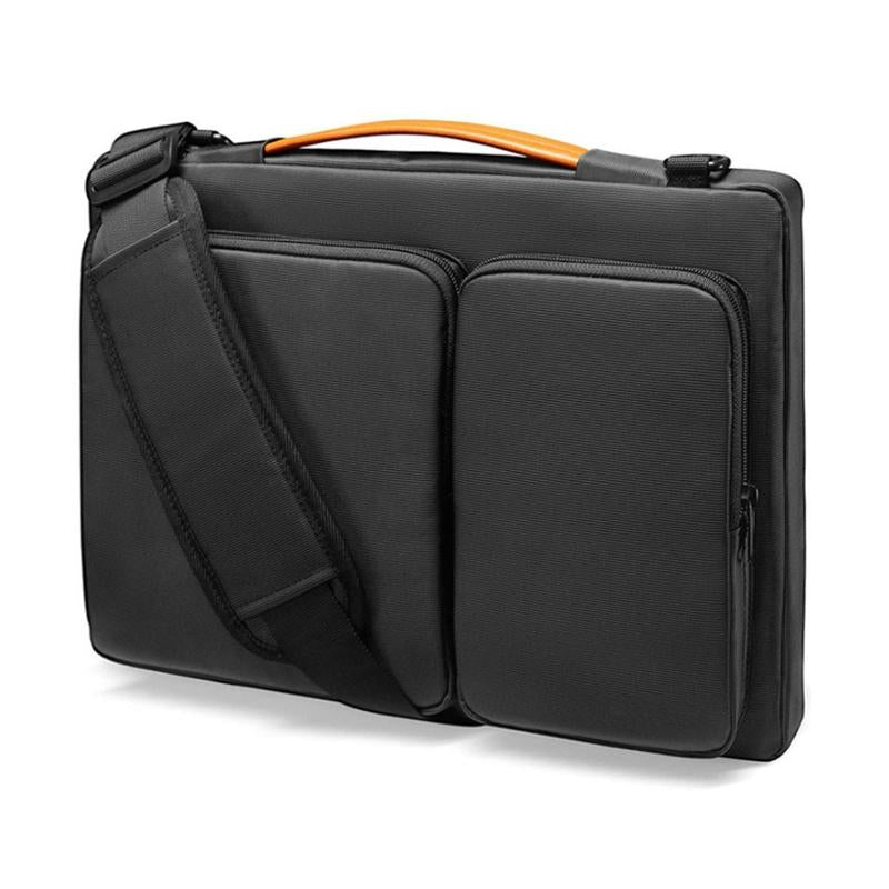V562-A1026063060DBT-223486-00 13.3-14 Inch Laptop Shoulder Bag with Messenger Style - Black - Image 1