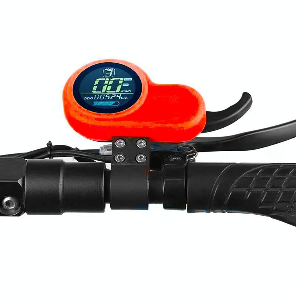 V562-A1030853060DBT-202505262137-00 Silicone Instrument Cover for Kugoo M4 Pro Electric Scooter - Red - Image 1