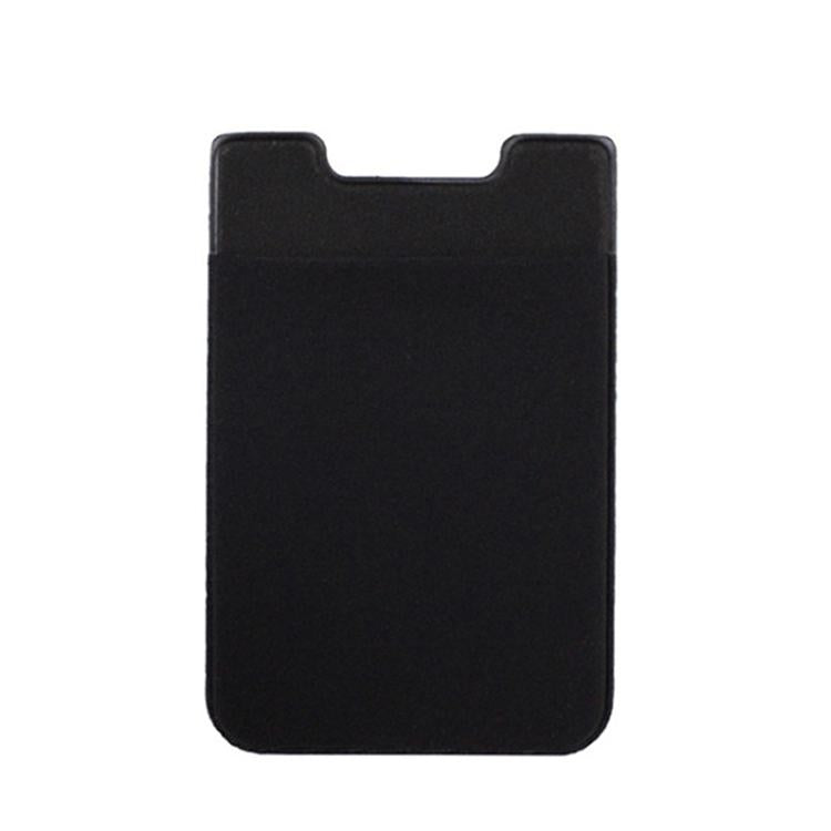 V562-A1035535850DBT-202503280247-00 Lycra Phone Card Holder Stretch Back Sticker Wallet For Cards Bus Pass Bank Fits Most Phones - Black - Image 1