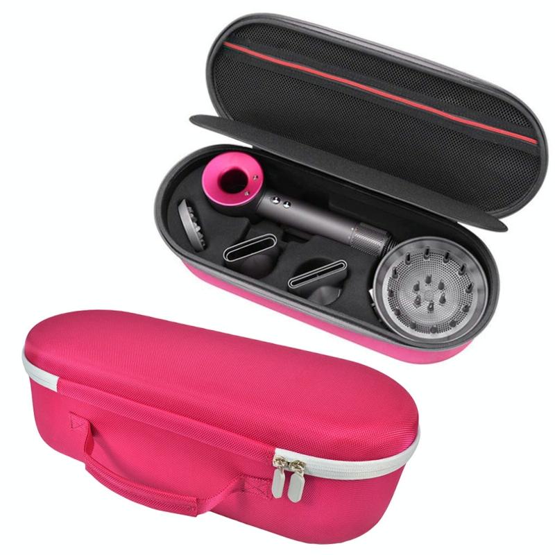V562-A1040093060DBT-202503191432-00 Hard Shell Storage Bag For Dyson Hd01 / Hd03 Hair Dryer Rose Red - Image 1