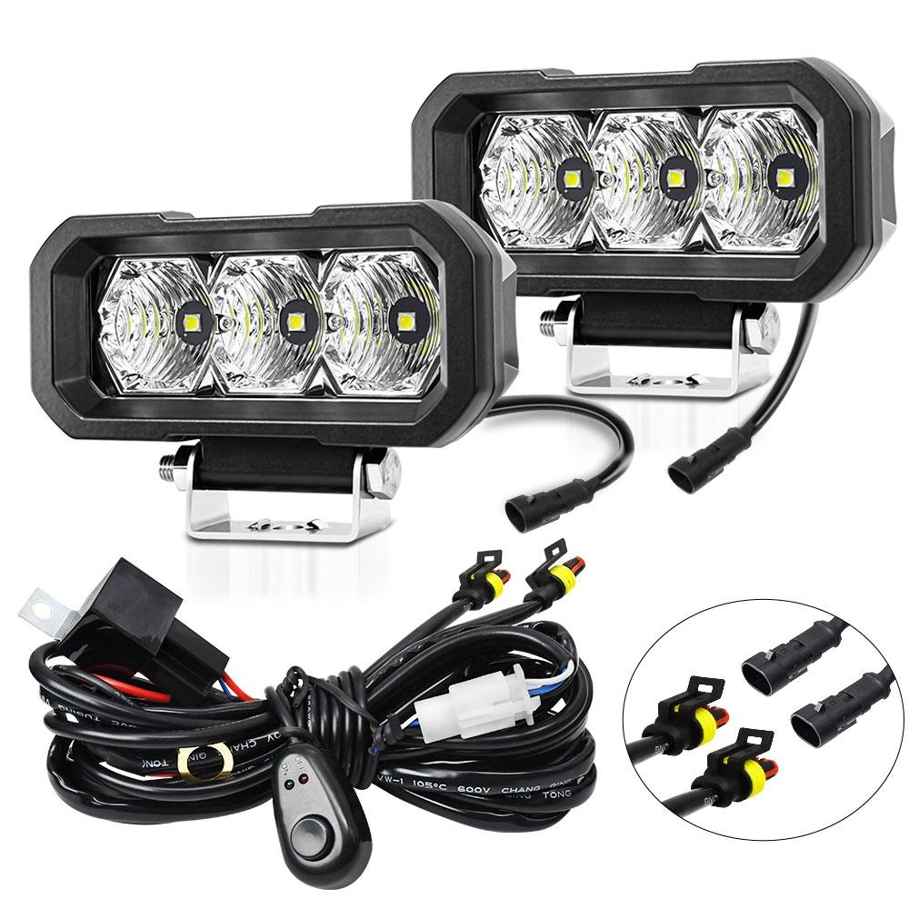 V562-A1048245060DBT-202503052006-00 40W 9V - 30V 5 Inch Waterproof 3 - Eye Headlight - Spotlight White Light - Image 1
