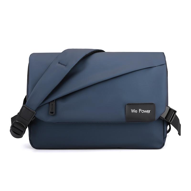 V562-A1049013060DBT-202503041930-00 Large Capacity Waterproof Messenger Bag For Men - Dark Blue - Image 1