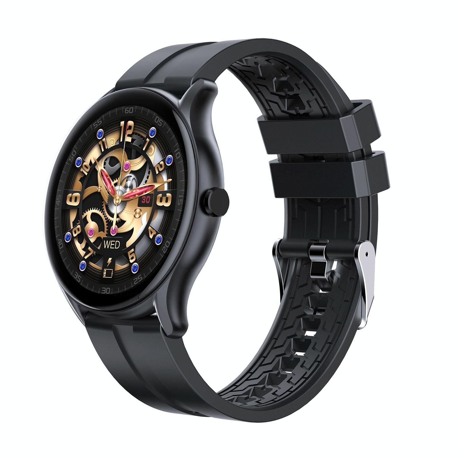 V562-A105041300ADE-202504252132-00 Smart Wristband With Sleep And Heart Monitoring Options - Black - Image 1