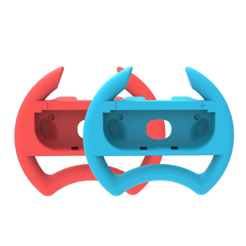 V562-A1057803060DBT-202503202016-00 Red Nintendo Switch Steering Wheel for Gamepad - Image 1