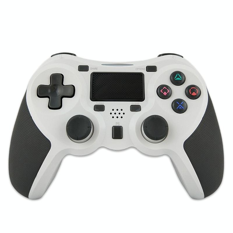 V562-A1061545930DBT-226858-00 Wireless Bluetooth Game Controller for Ps4 - Rubberized - White - Image 1