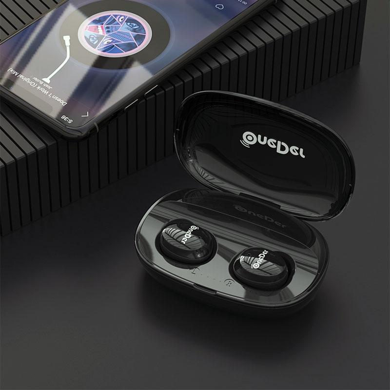 V562-A10637400AYS-202505222020-00 Waterproof Tws Bluetooth Earphones - Hd Stereo Sound - Black - Image 1