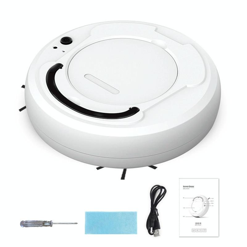 V562-A1077293060DBT-202503201811-00 Smart 3-in-1 Robot Vacuum with Wet / Dry Mopping - Rechargeable & Auto Cleaning - Black - White - Image 1