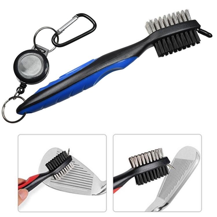 V562-A108065050DBT-202502241635-00 Complete Golf Club Cleaning Brush Set - Ball Slot - Blue - Image 1