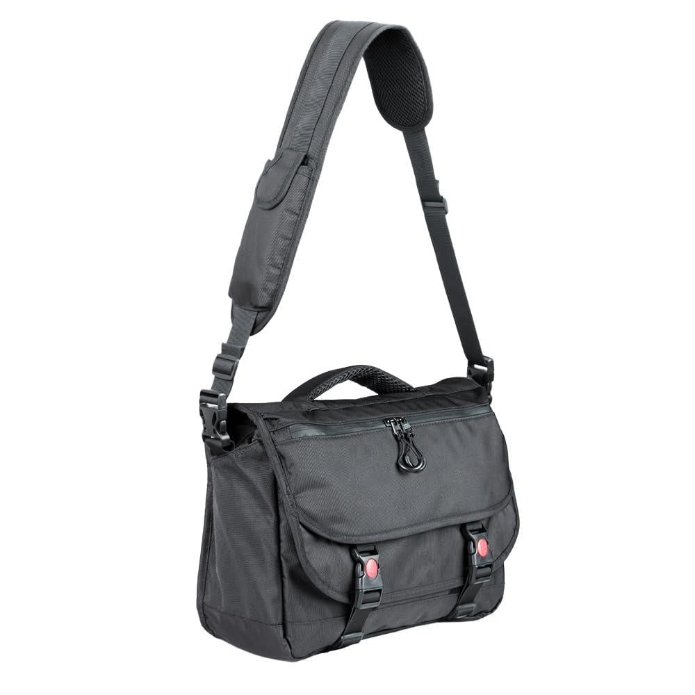 V562-A1094755060DBT-202503041252-00 Waterproof Nylon Cycling Shoulder Bag Large Capacity Black - Image 1
